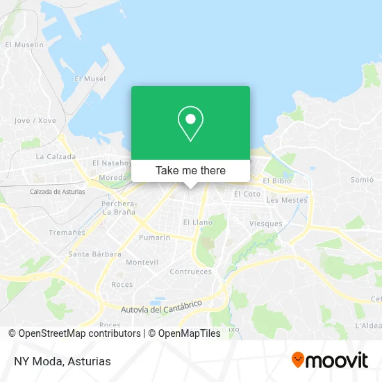 NY Moda map
