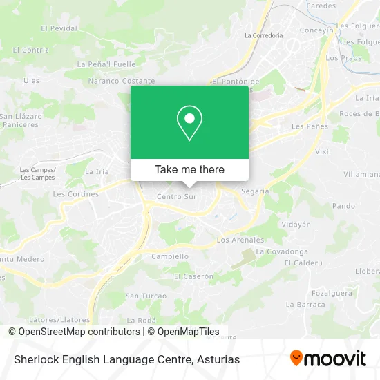 Sherlock English Language Centre map