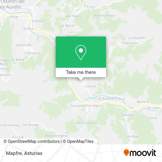 Mapfre map