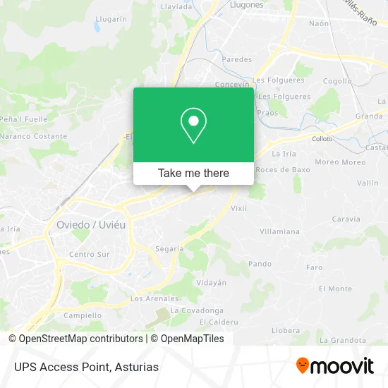 mapa Ups Access Point