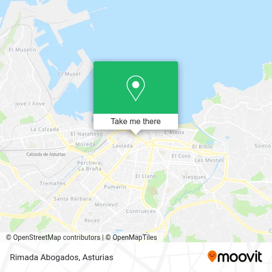 Rimada Abogados map