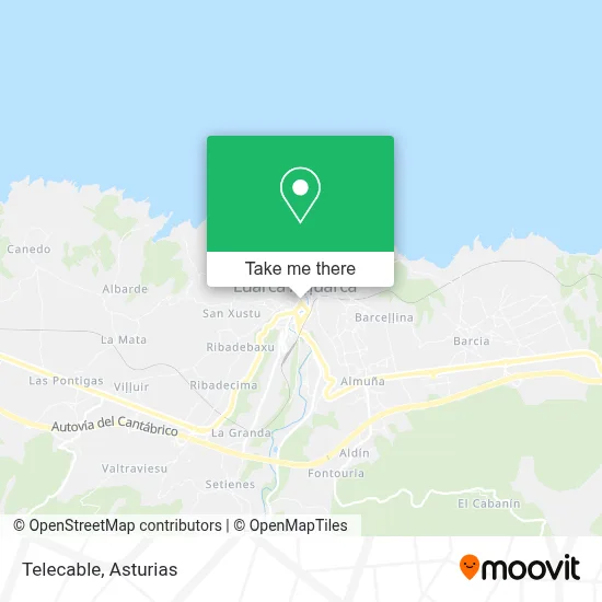 Telecable map