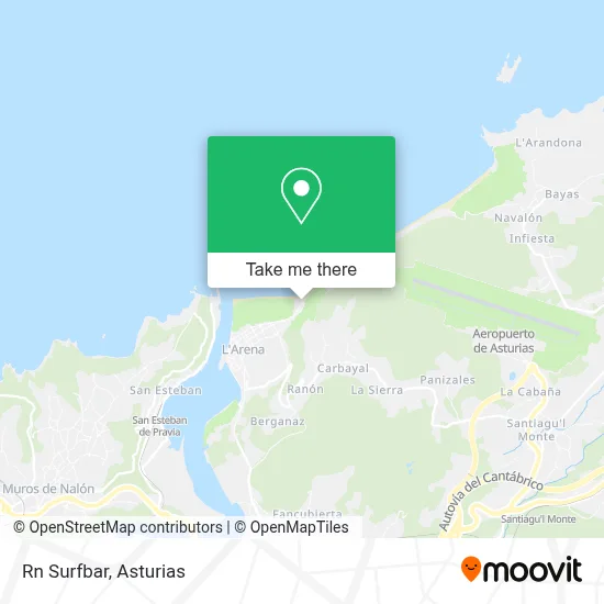 Rn Surfbar map