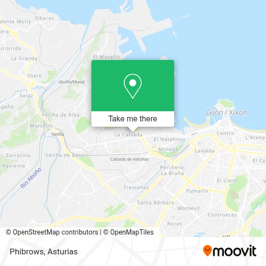 Phibrows map