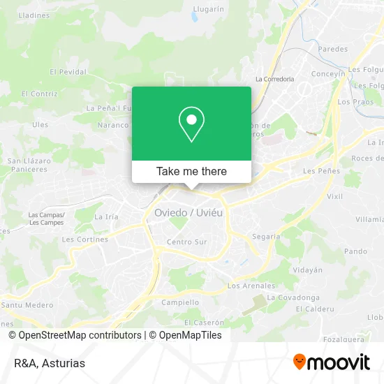 R&A map