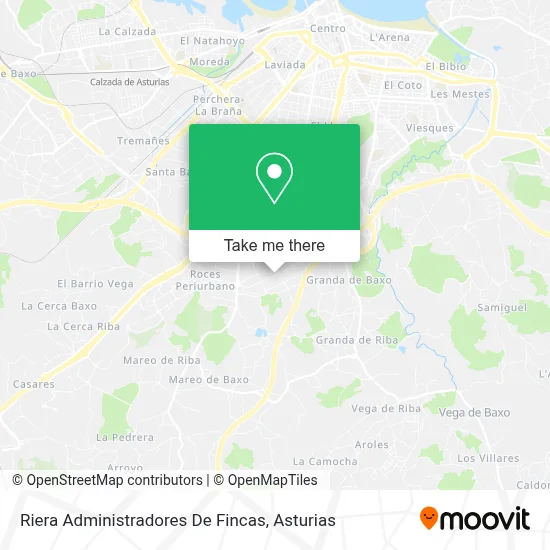 Riera Administradores De Fincas map