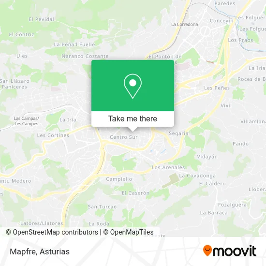 Mapfre map