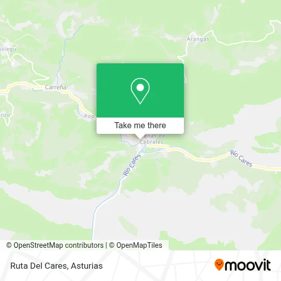 Ruta Del Cares map