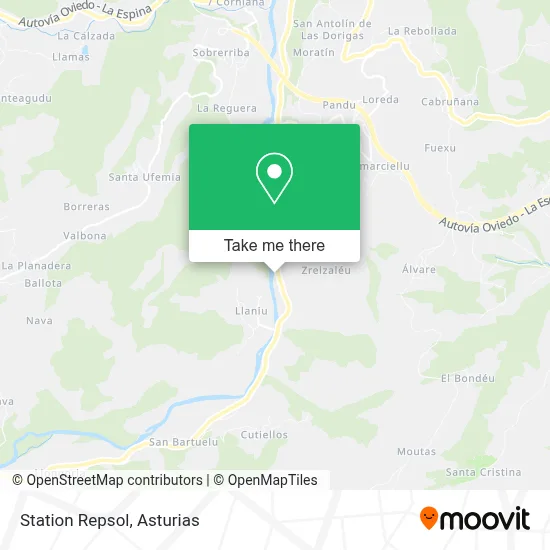 Station Repsol map