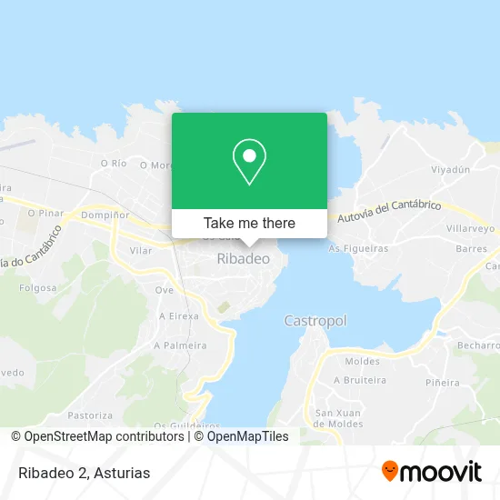 Ribadeo 2 map