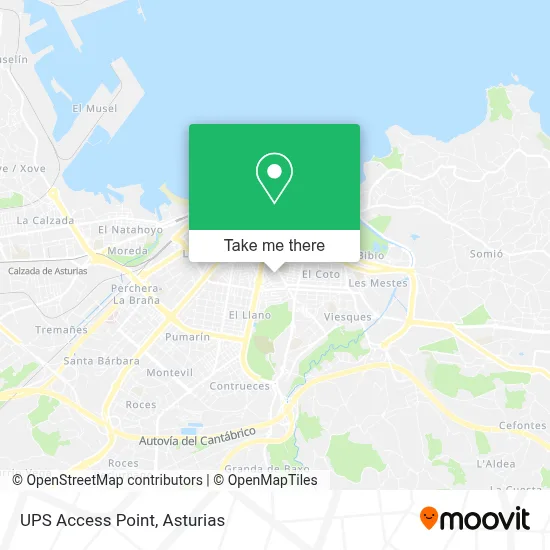mapa Ups Access Point