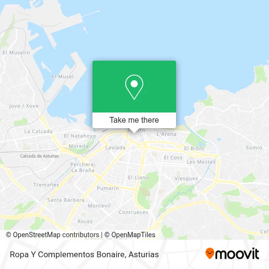 Ropa Y Complementos Bonaire map