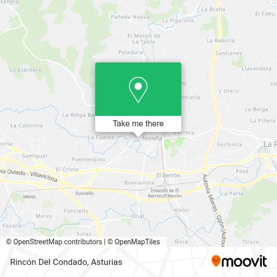 Rincón Del Condado map