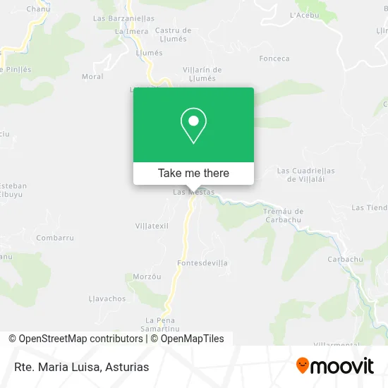 Rte. Maria Luisa map