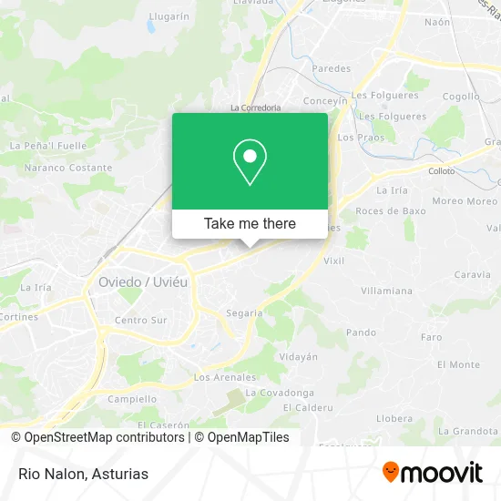 Rio Nalon map