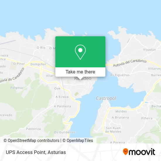 mapa Ups Access Point