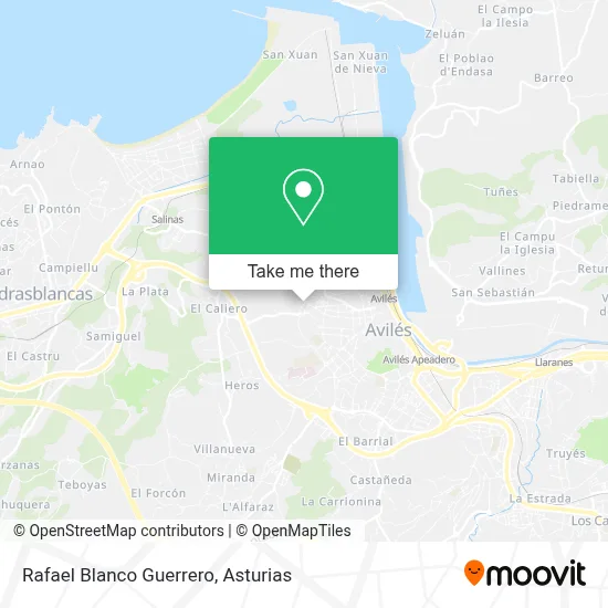 Rafael Blanco Guerrero map