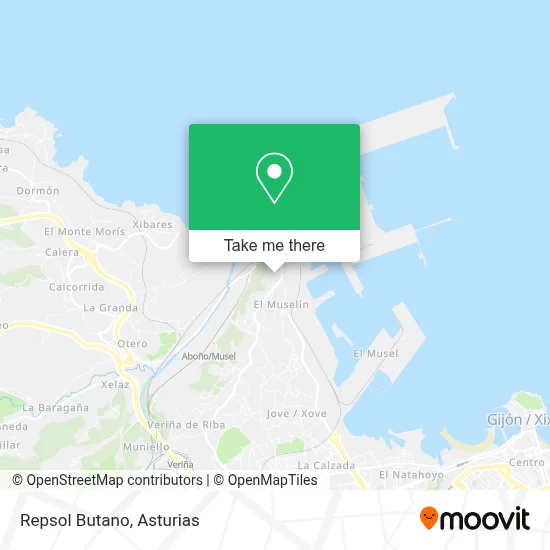 Repsol Butano map