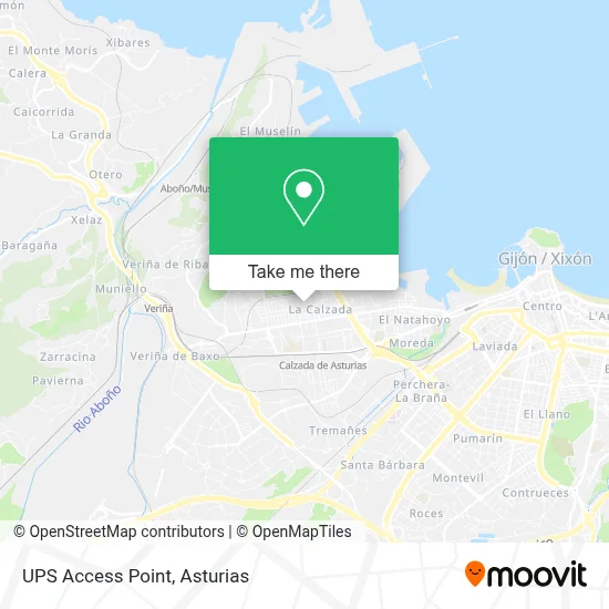 Ups Access Point map