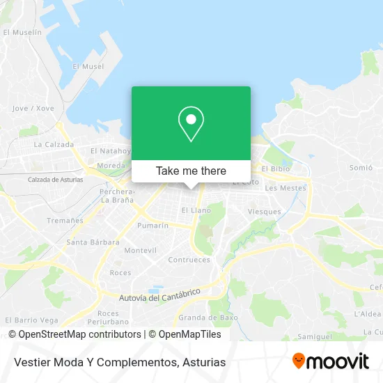 Vestier Moda Y Complementos map