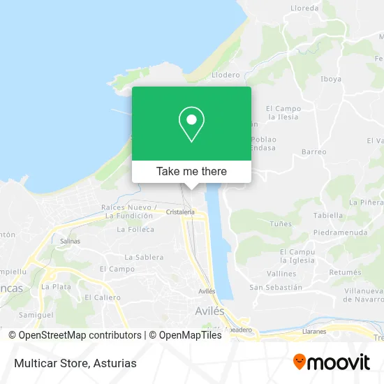 Multicar Store map
