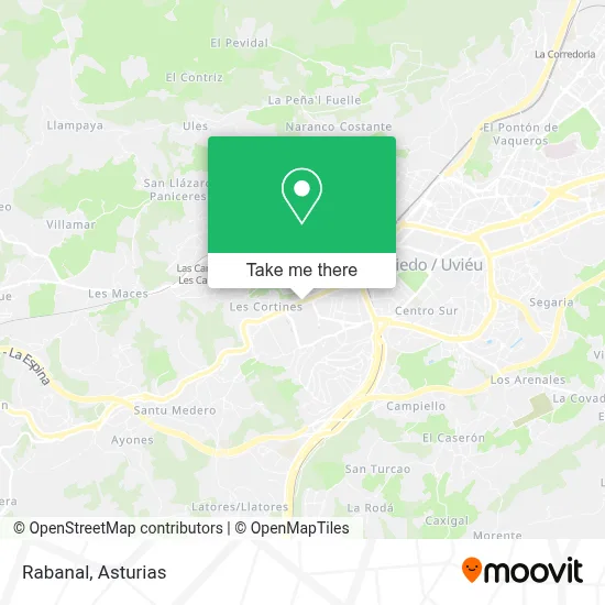 Rabanal map