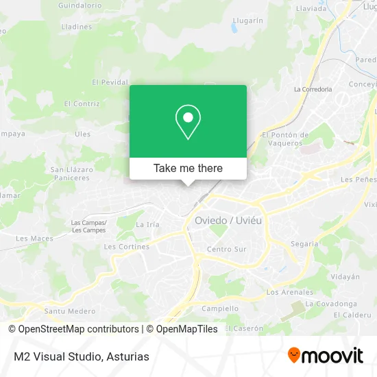 M2 Visual Studio map