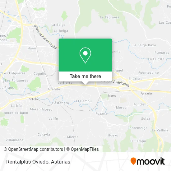Rentalplus Oviedo map