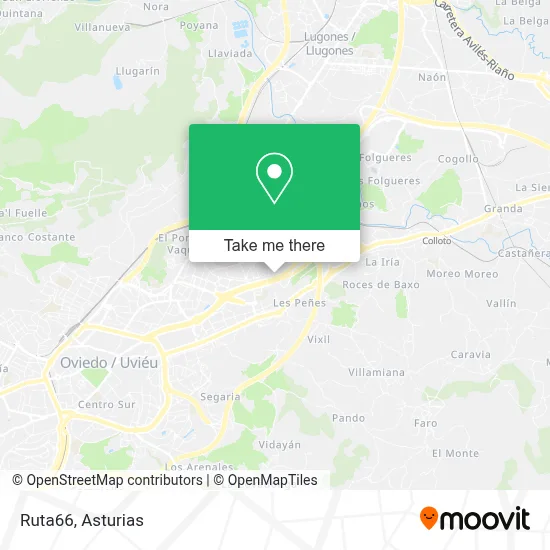 Ruta66 map