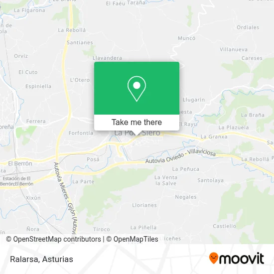 Ralarsa map