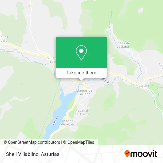 Shell Villablino map