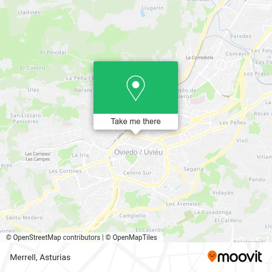 Merrell map
