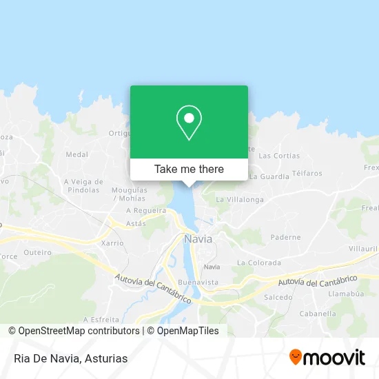 Ria De Navia map