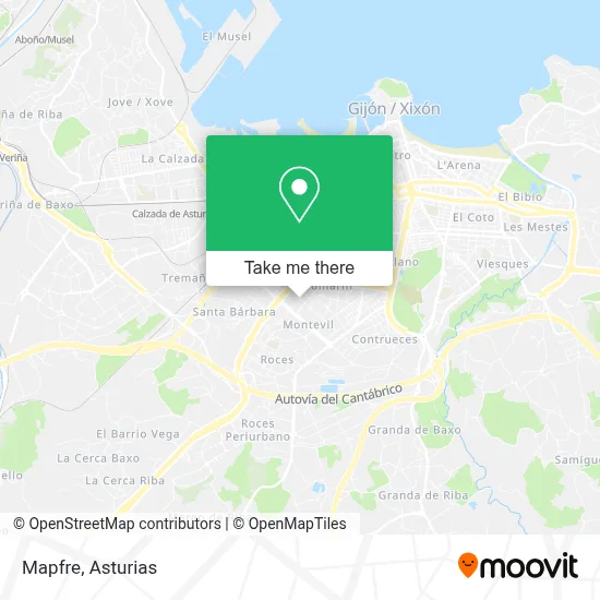 Mapfre map
