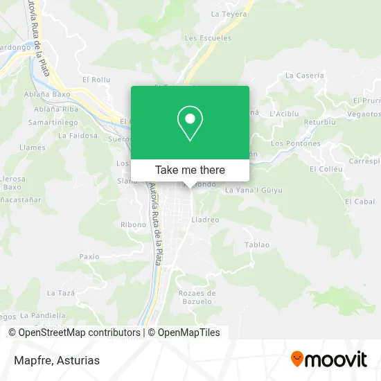 Mapfre map