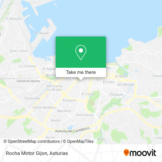 Rocha Motor Gijon map