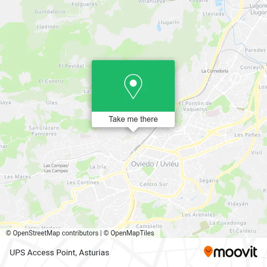 mapa Ups Access Point