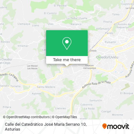 Calle del Catedrático José María Serrano 10 map