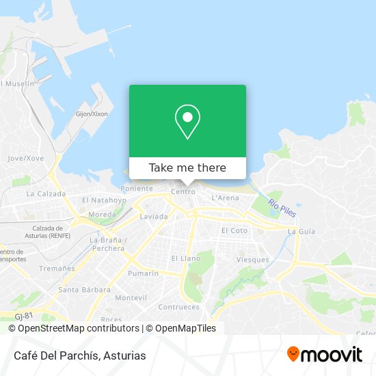 Café Del Parchís map