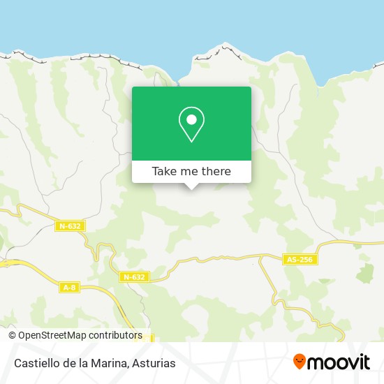 Castiello de la Marina map