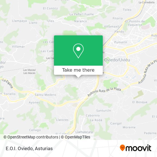 mapa E.O.I. Oviedo