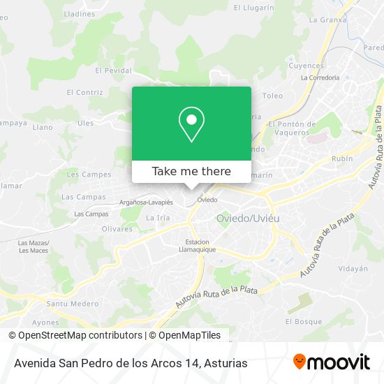 Avenida San Pedro de los Arcos 14 map