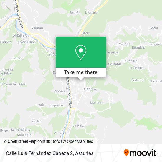 Calle Luis Fernández Cabeza 2 map