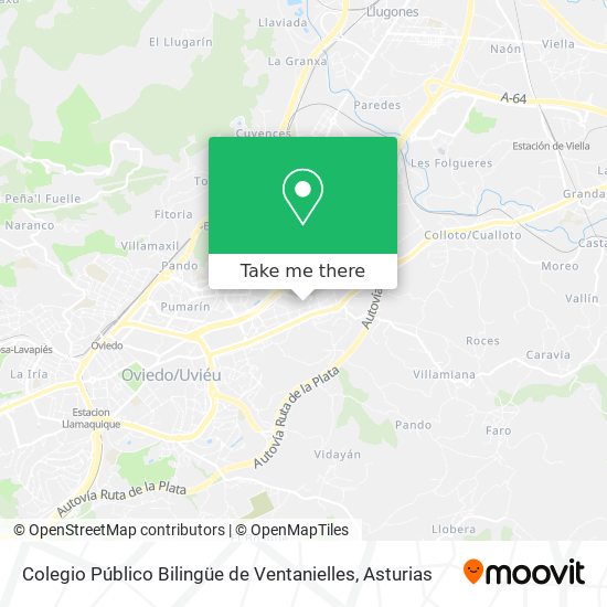 Colegio Público Bilingüe de Ventanielles map