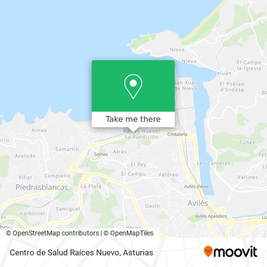 Centro de Salud Raíces Nuevo map