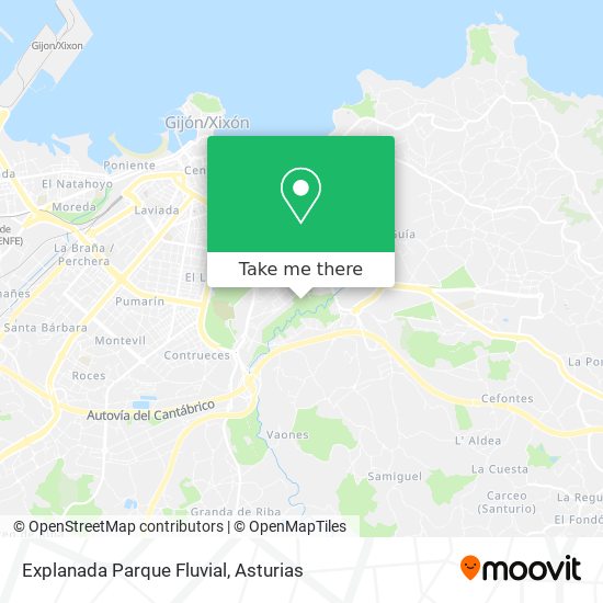Explanada Parque Fluvial map