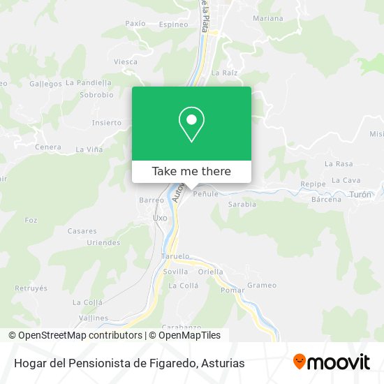 Hogar del Pensionista de Figaredo map