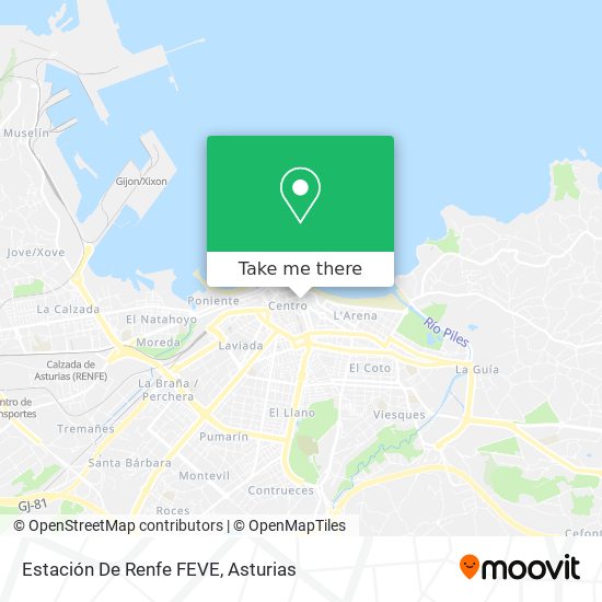 Estación De Renfe FEVE map