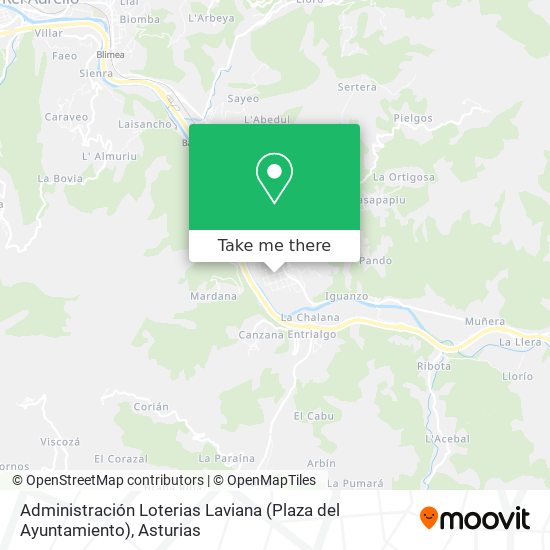 Administración Loterias Laviana (Plaza del Ayuntamiento) map