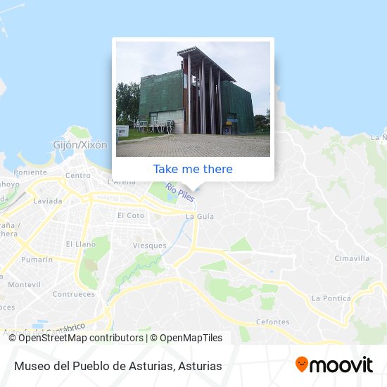 Museo del Pueblo de Asturias map